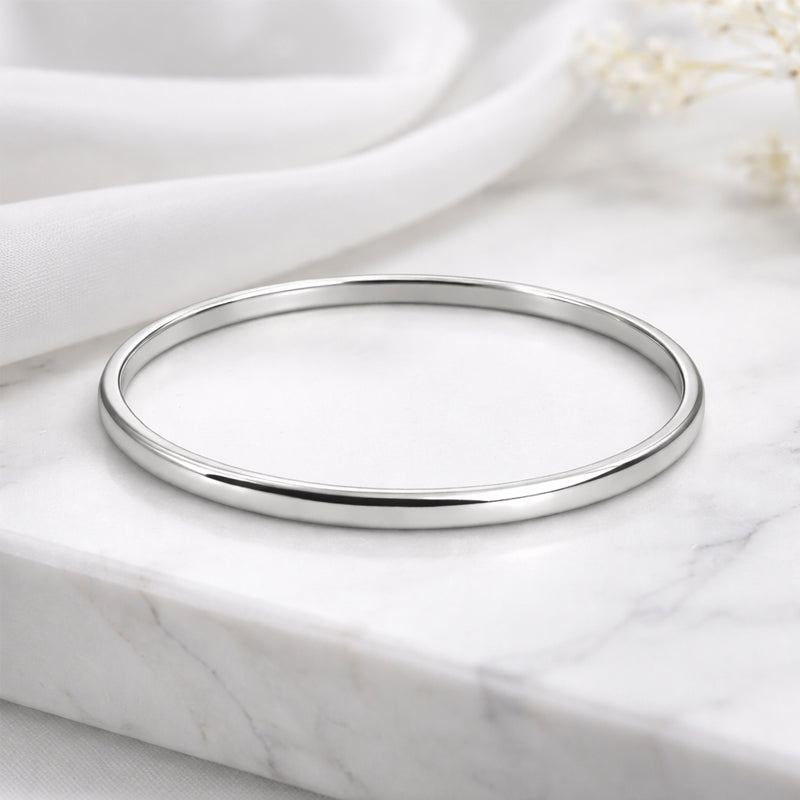 PUÑERA BANGLE PLATEADA