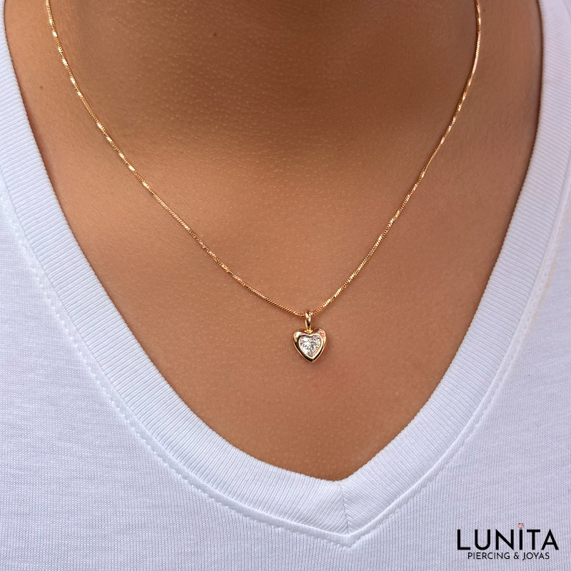 COLLAR CORAZÓN ENAMORADO