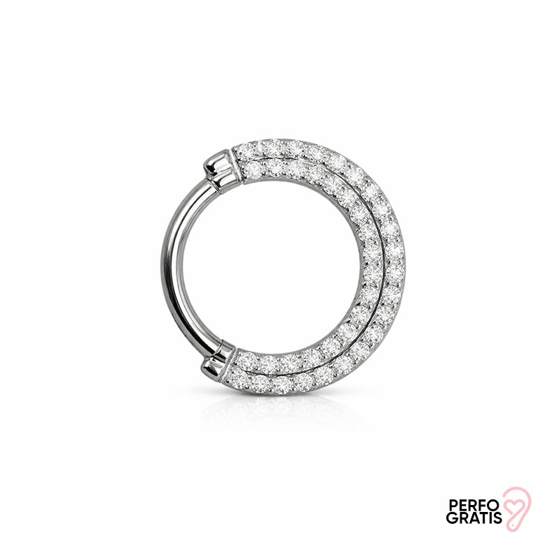 PIERCING SILVER SATURN