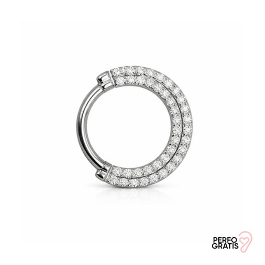 PIERCING SILVER SATURN