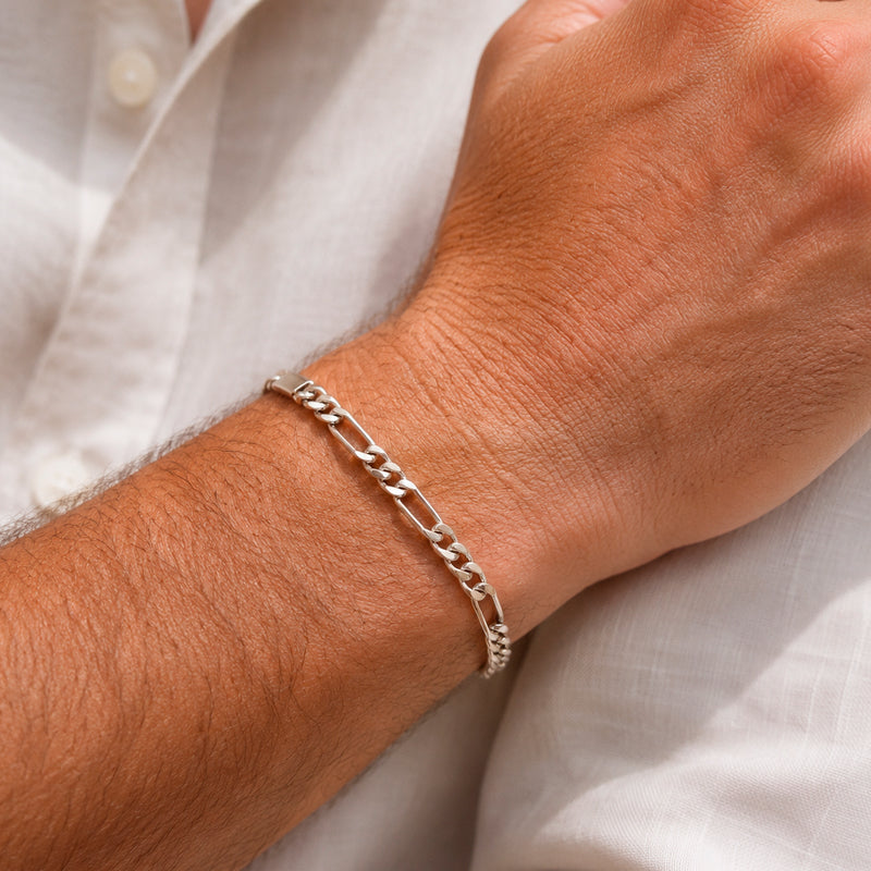 PULSERA FIGARO (plata 950)
