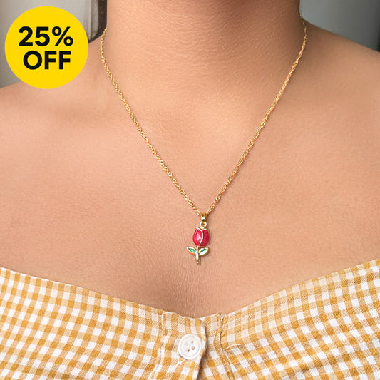 COLLAR ROSA