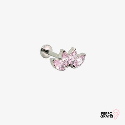 PIERCING PINK LEAVES