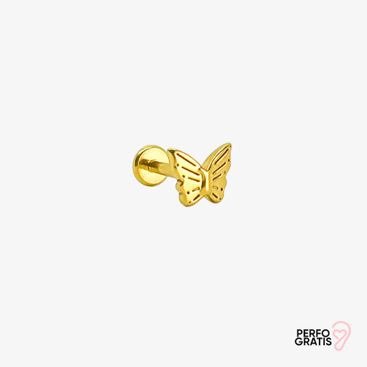 PIERCING GOLD BUTTERFLY