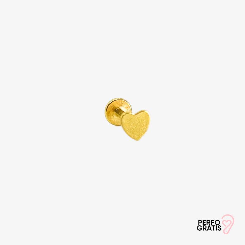 PIERCING GOLDEN HEART
