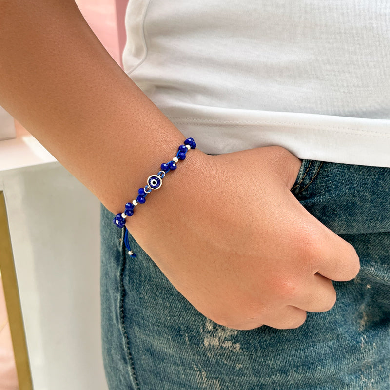 PULSERA OJO TURCO AZUL
