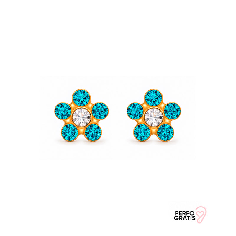 FLOR TURQUESA