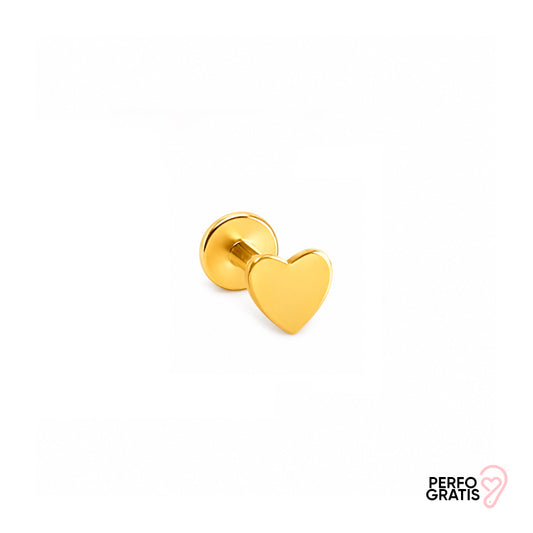 PIERCING GOLDEN HEART