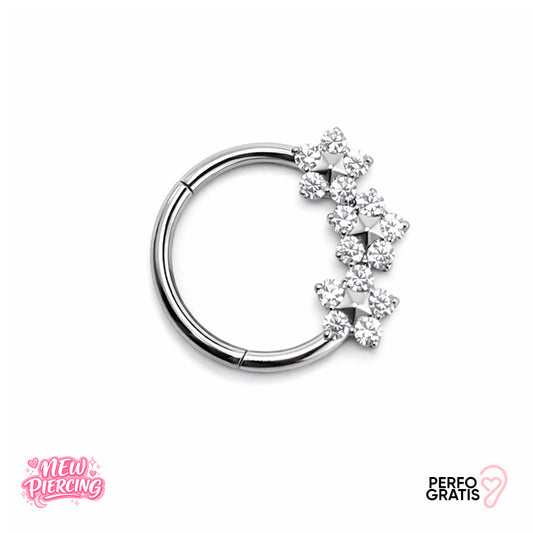 DAITH SILVER FLOWERS